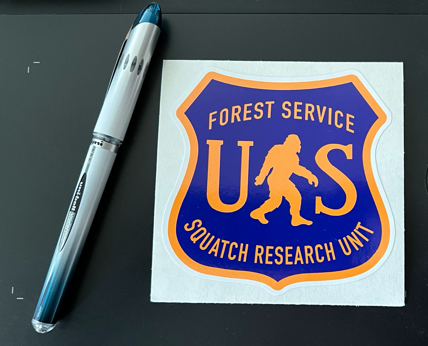 4 inch Sasquatch Research Unit in Purple and Gold